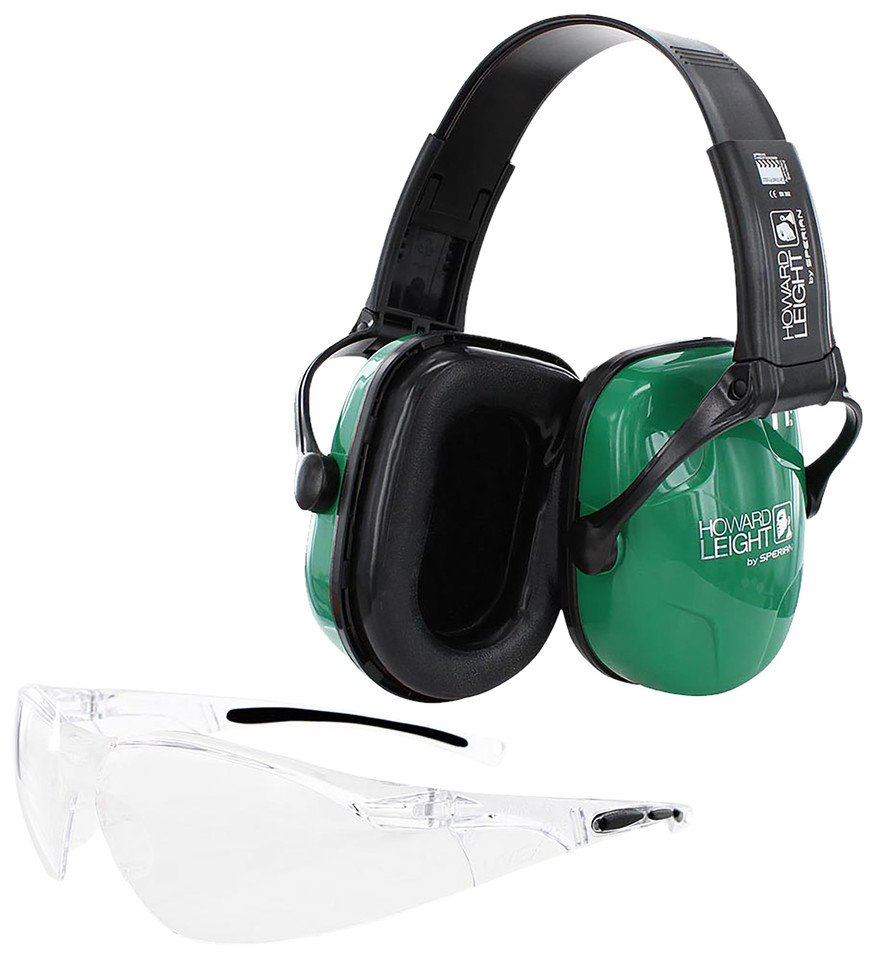 Howard Leight R-01761 Shooting Safety Combo Kit Eye and Ear Protection