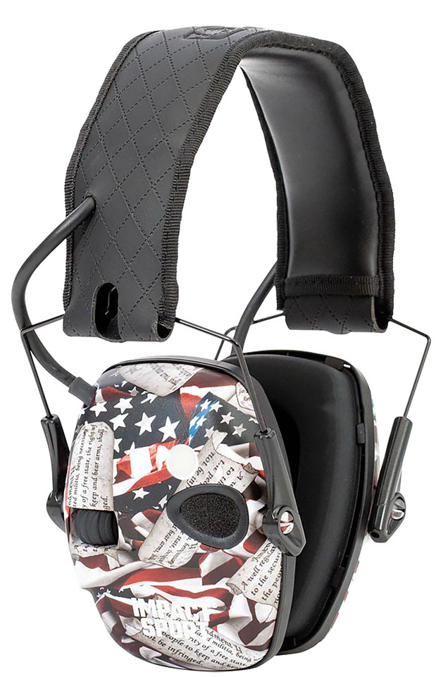 Howard Leight Impact Sport R02548 Hearing Protection Ear Muffs Over the Head OD Green 21 dB NRR