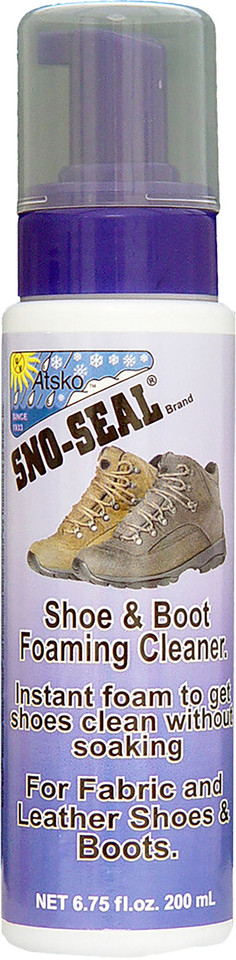 ATSKO Shoe & Boot Foaming Cleaner 6.75 oz for Fabric and Leather Shoes