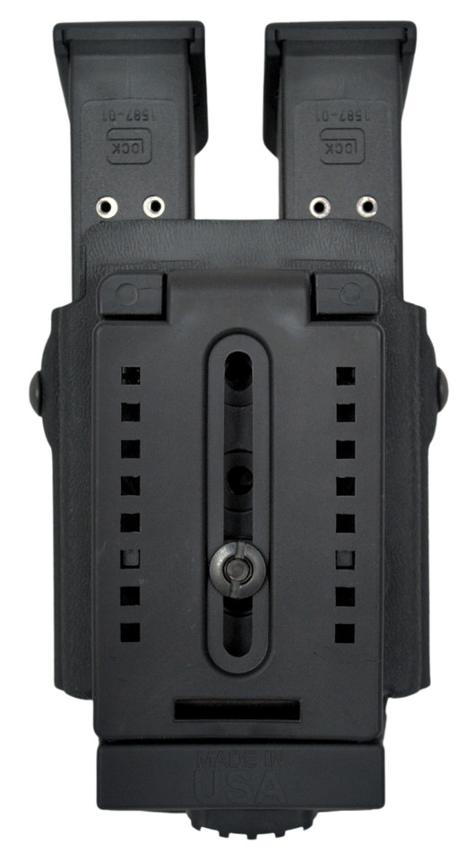 High Speed Gear Uniform Double Magazine Pouch Size 1 for Glock 9mm and 40 S&W Black