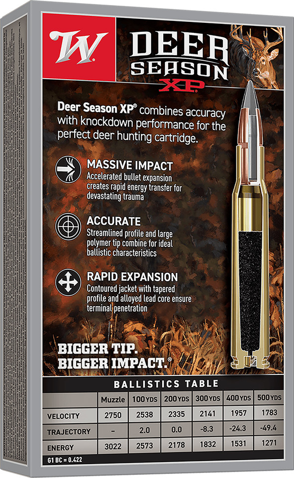 Winchester Ammo Deer Season XP 30-06 Springfield 180 Grain Rifle Ammunition