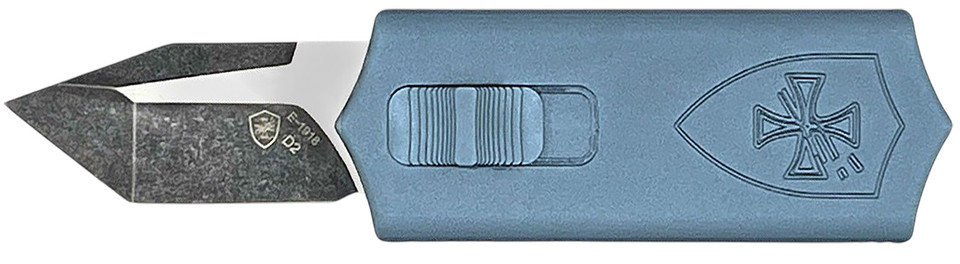 Templar Knife Sentinel Money Clip Blue Anodized D2 Steel Tanto Automatic Knife SMCAGB221