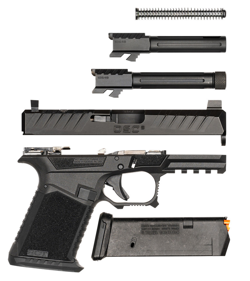 SCT Manufacturing DSC9 9mm Pistol with 4-Inch Barrel and Optic Ready Slide
