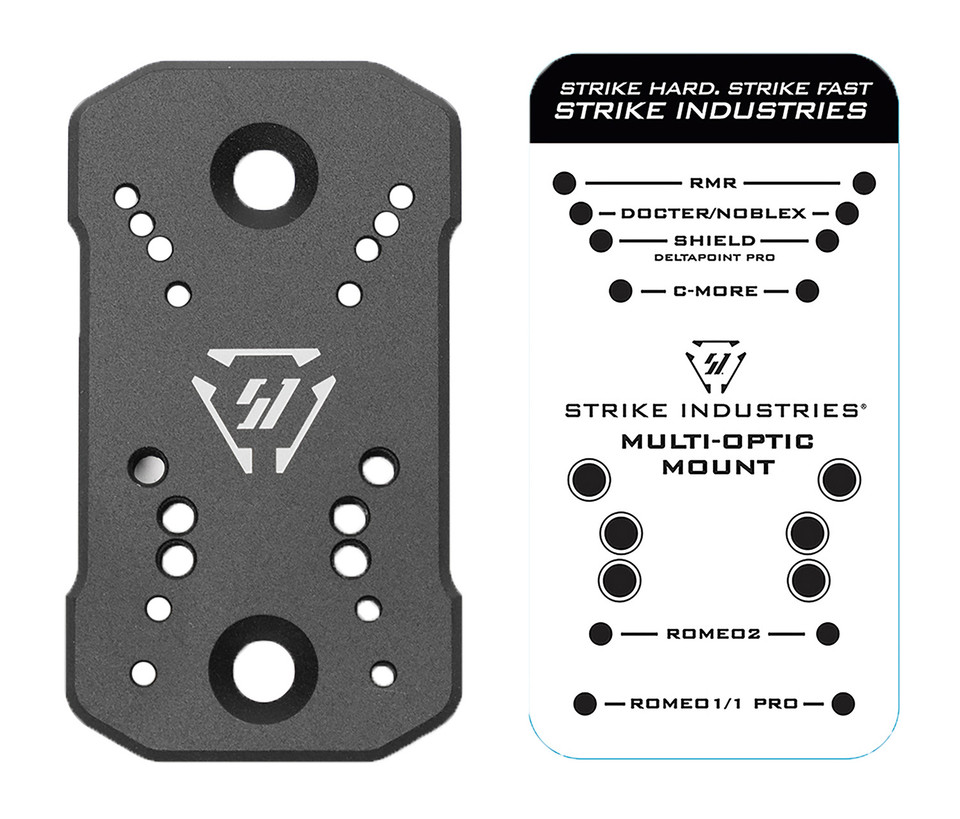 Strike Industries SG-OM-1301TAC-BK Aluminum Optic Mount for Beretta 1301/A300 Shotgun