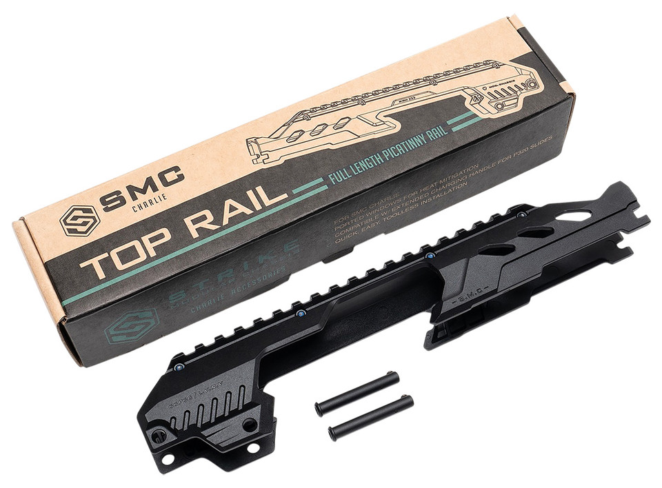 Strike Industries SMC-C-P320-TRAIL Top Rail SMC Charlie for P320 Slides