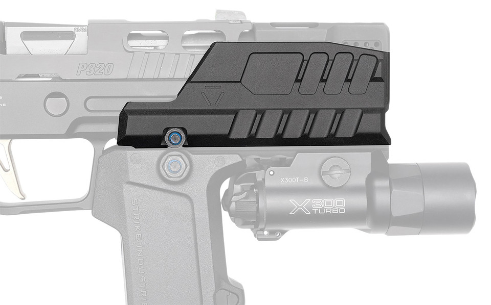 Strike Industries SMC-BS-H (HYPER) Blast Shield Aluminum Black 4.14 inches