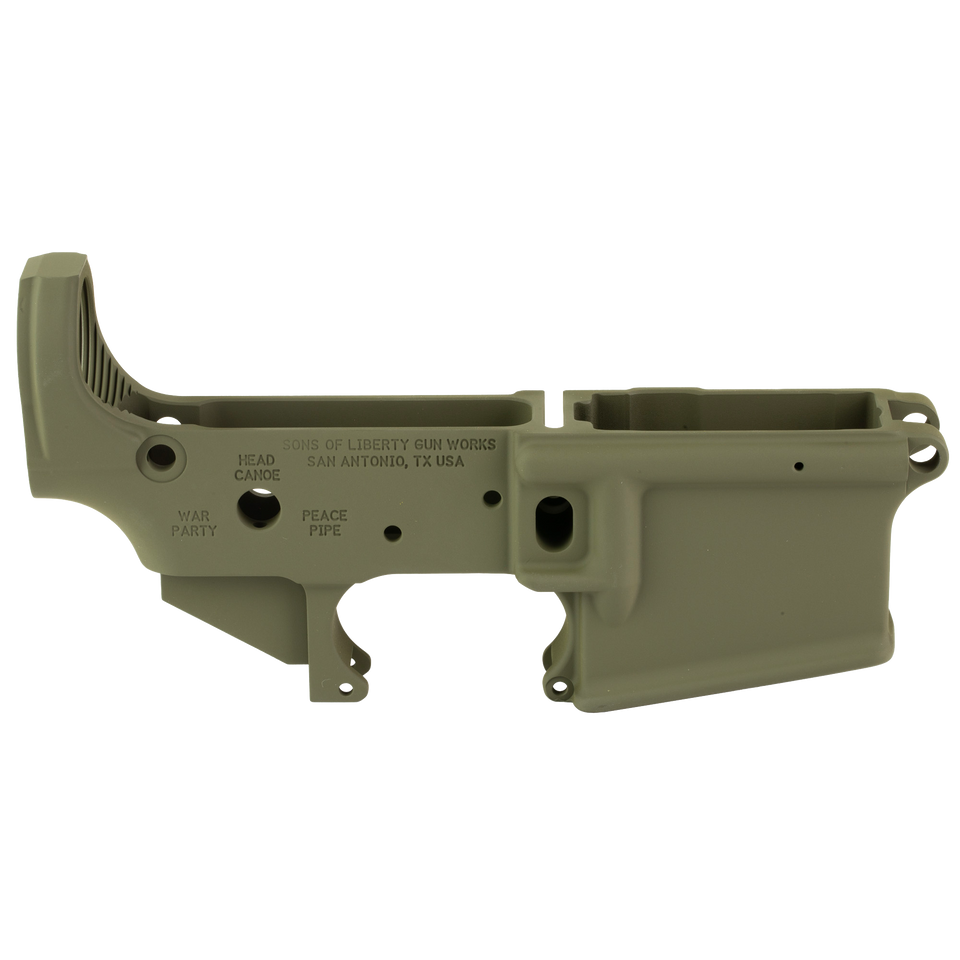 SCALPER Stripped Lower Receiver Cerakote Finish ODG