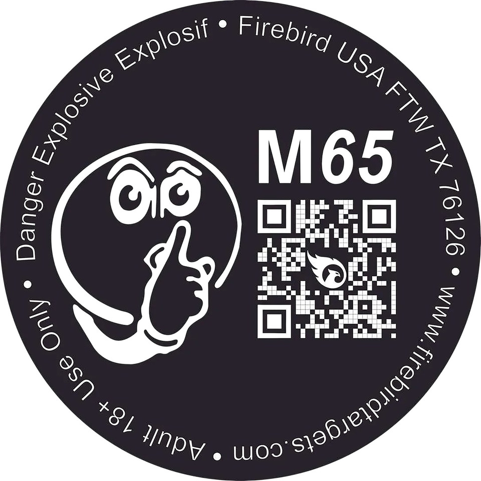 Firebird USA M65 Detonating Targets 65mm Pack of 10