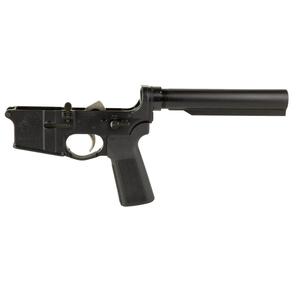 Sons of Liberty Gun Works SCALPER Complete Lower Receiver Black