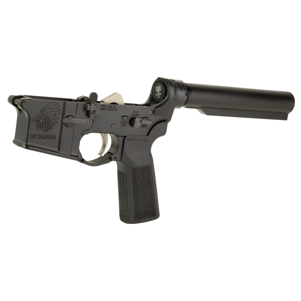 Sons of Liberty Gun Works SCALPER Complete Lower Receiver Black