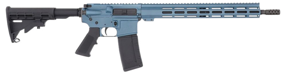 Great Lakes Firearms GL15223BLU 223 Wylde AR-15 Rifle with 16-Inch Threaded Barrel and Adjustable Stock
