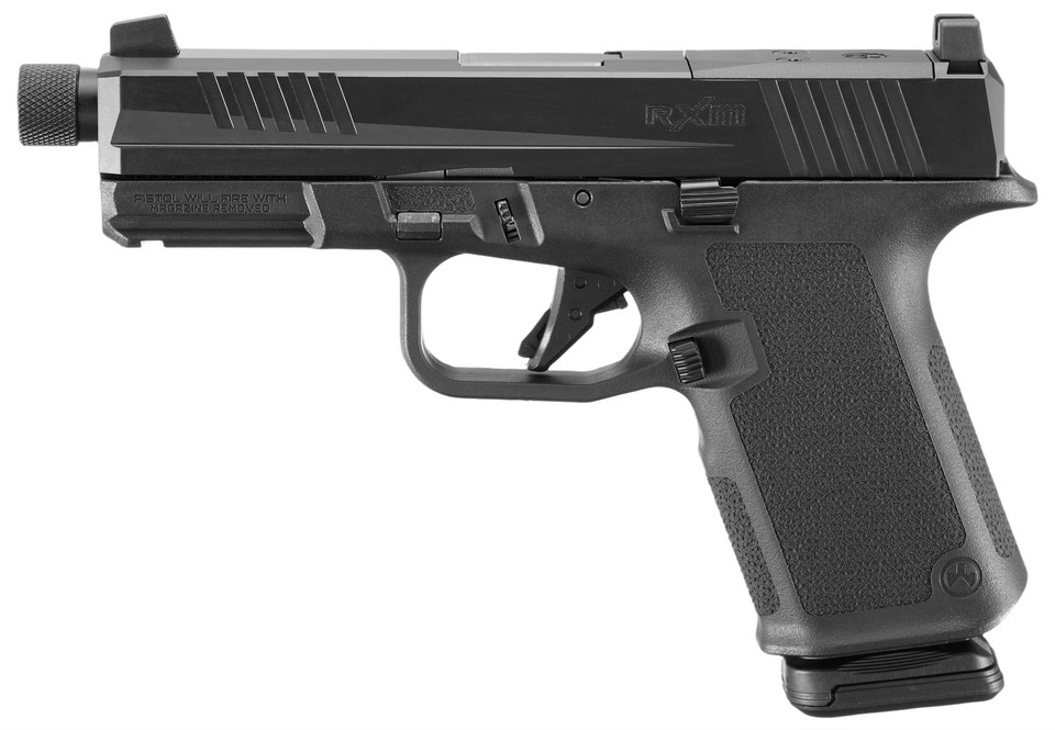 Ruger RXM 9mm Pistol with 4.5-Inch Barrel, Magpul Grip, and Optic Ready Slide