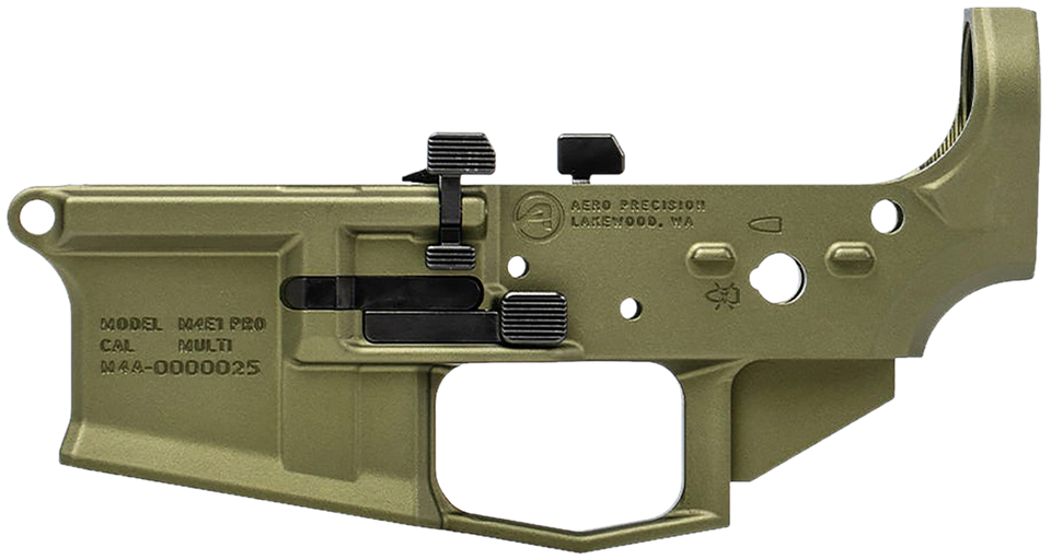 Aero Precision M4E1 PRO Stripped Lower Receiver – 5.56/.223 (OD Green)