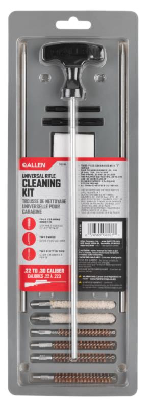 Allen 70730 Universal Rifle Cleaning Kit for 22-30 Caliber