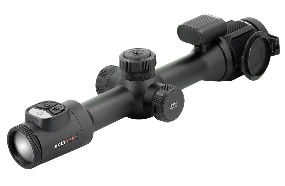 Nocpix Bolt-L35R Thermal Rifle Scope with Integrated Laser Rangefinder and Ballistic Calculator
