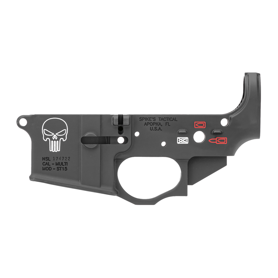Spike's Tactical Stripped Lower Punisher 556/223 Black