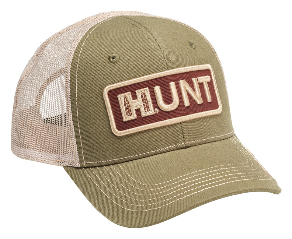 Hornady Green and Tan Structured Mesh Hat