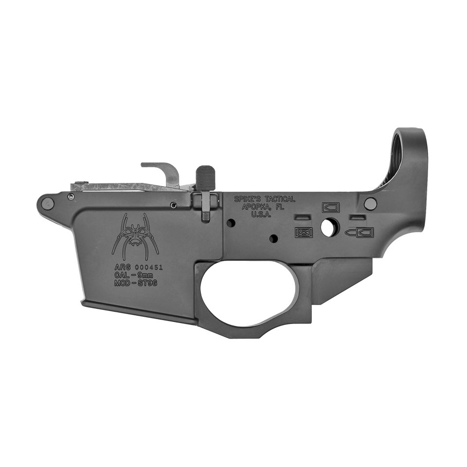 SPIKE'S STRIPPED LOWER 9MM GLK PTNMG