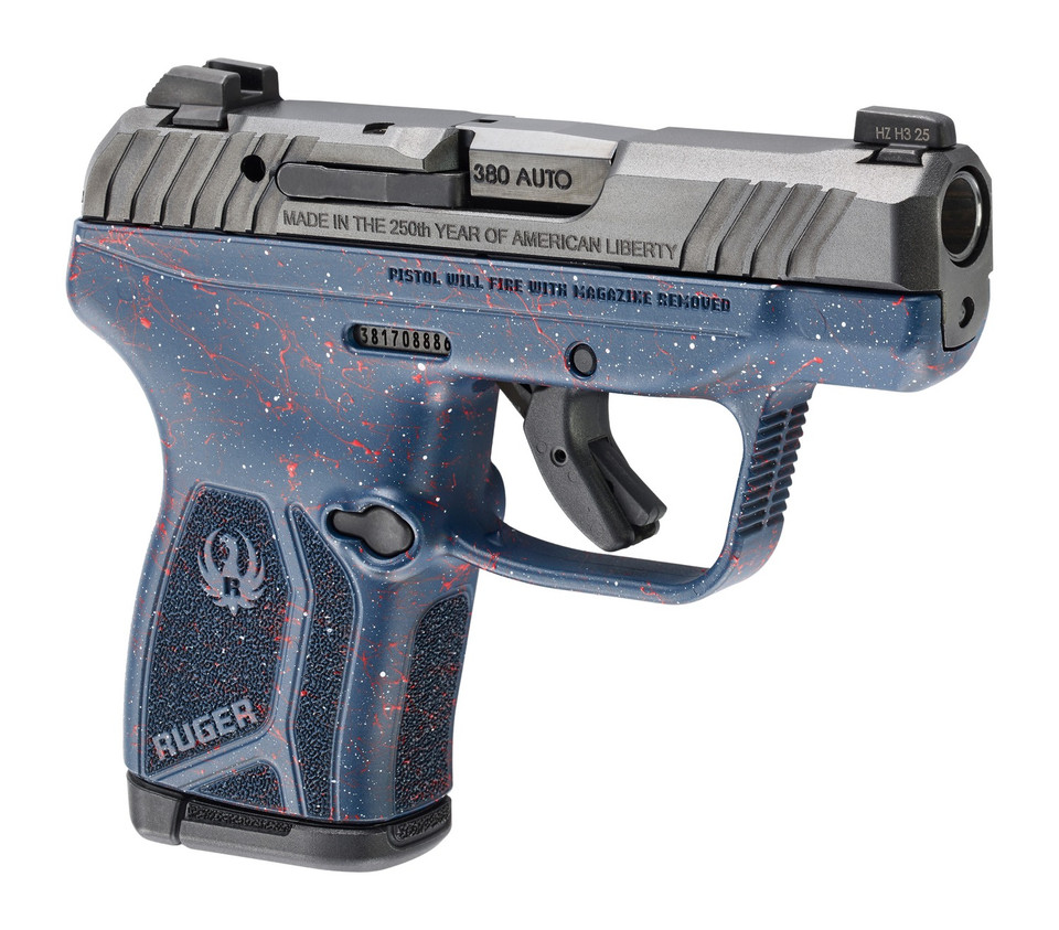 Ruger LCP Max 380 with 250th Anniversary Engraving