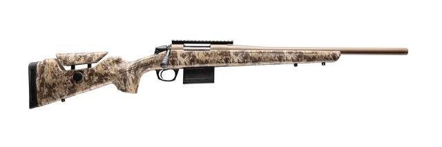 CVA Cascade VH Bolt-Action Rifle in 6mm Creedmoor with Camouflage Stock