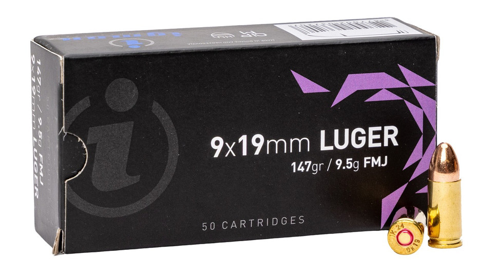 Global Ordnance LLC IGMAN 9mm 147 Grain FMJ Ammunition