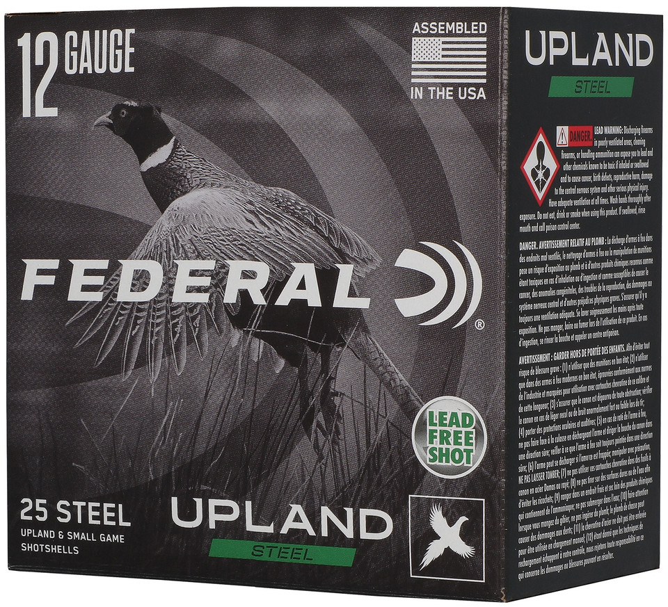 Federal USH125 Ultra-High Velocity Steel Shot, 12 Gauge 2.75 Inch, 1-1/8 Ounce, 25 Rounds