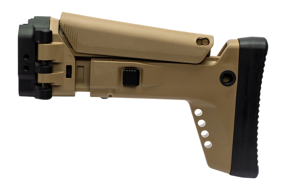 Global Ordnance LLC Universal Folding Stock for 1913 Picatinny Rails, FDE