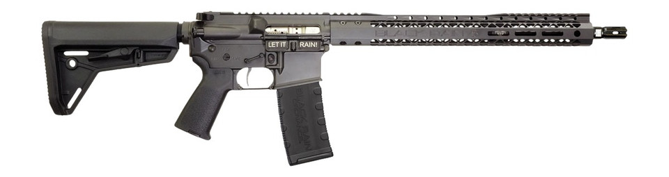Black Rain Ordnance SSP-300BLK-SMK 300 Blackout 16-Inch Threaded Rifle with Magpul Stock