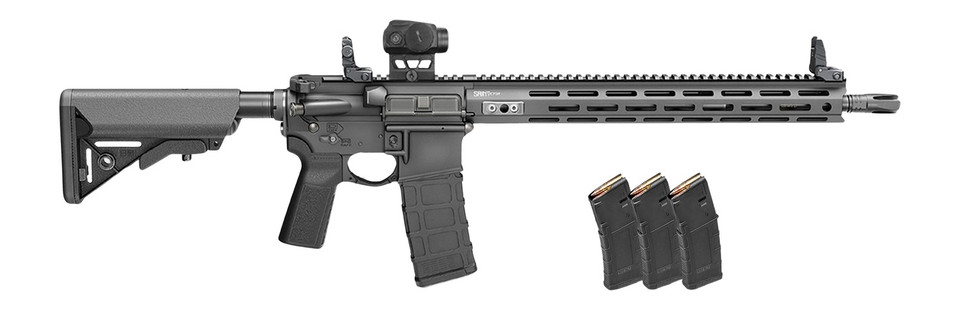 Springfield Armory Saint Victor 5.56 NATO AR-15 with B5 Systems Enhanced SOPMOD Stock