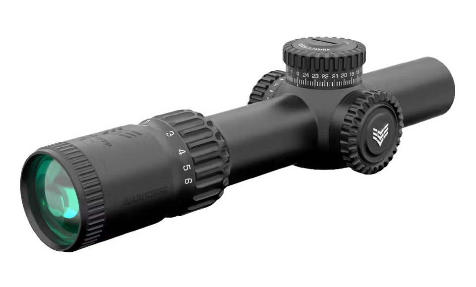 Swampfox Optics Warhorse 1-6x24 FFP Green MOA Rifle Scope