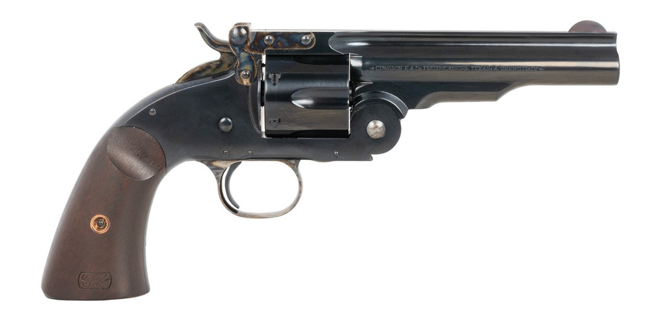 Cimarron CA855 Schofield Revolver 5-inch Barrel Black Finish