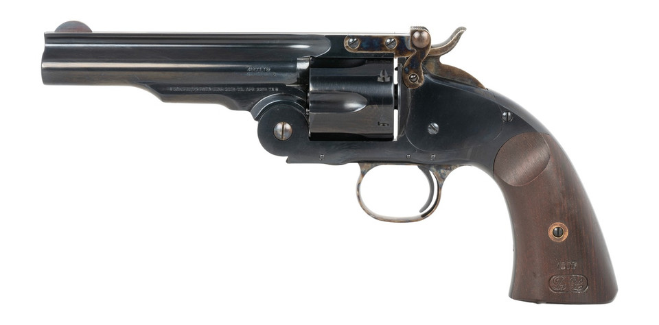 Cimarron CA855 Schofield Revolver 5-inch Barrel Black Finish