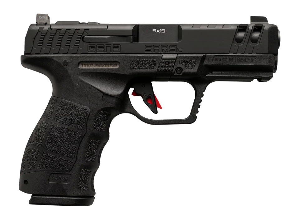 Sar USA SAR9 Compact 9mm Pistol with Night Sights and Micro Red Dot Support