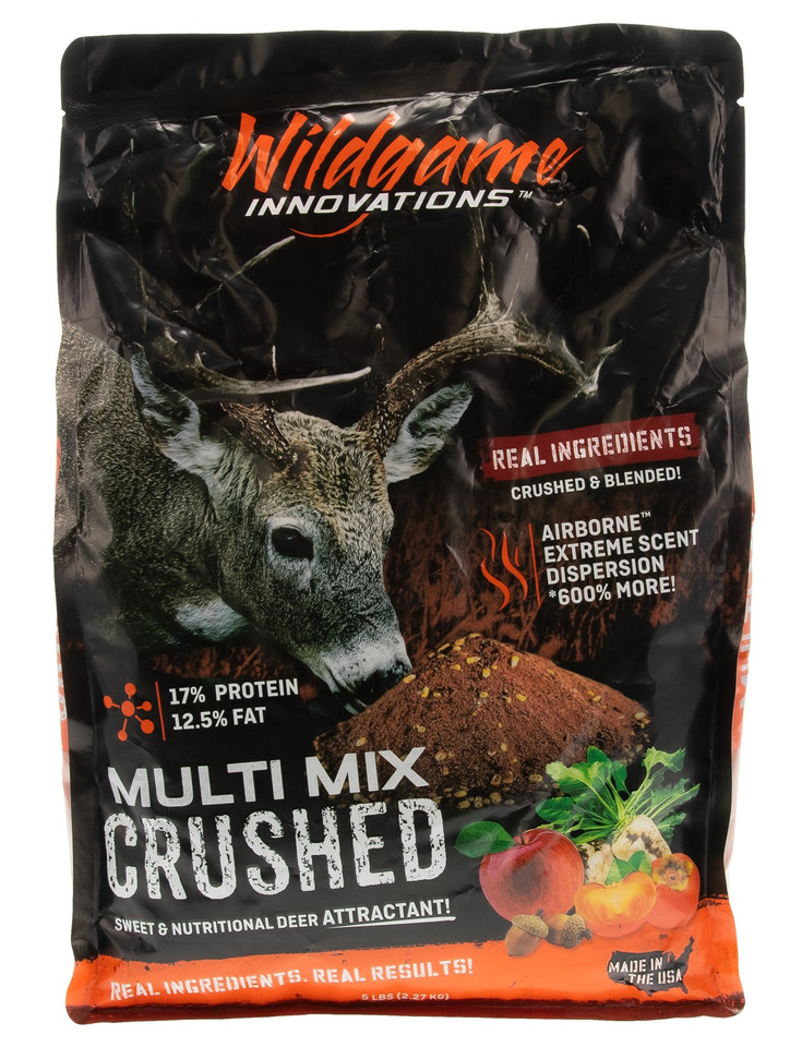 Wildgame Innovations Multi Mix Crushed Feed - 5 lb (3 Bags per Case)