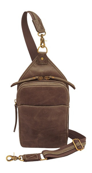 Kingport Industries LLC GTM-CZY/106 Brown Compact Sling Crossbody Bag