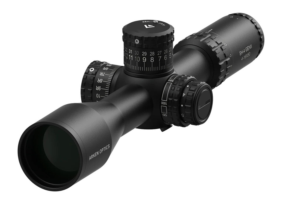 ARKEN SH4GII-4160VPR VPR 4-16x FFP 34mm MOA Rifle Scope