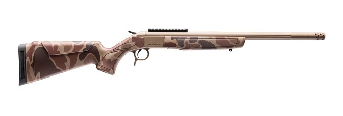 CVA Scout Take-Down Single Shot Rifle in 308 Win with Camouflage Stock