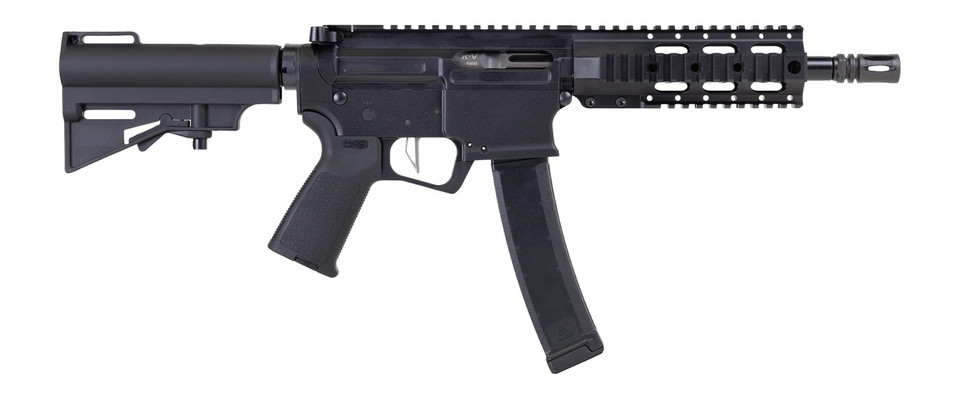 DPMS Panther Arms Kitty Kat S9 9mm Luger Semi-Auto Rifle with 8-Inch Black Nitride Barrel and Magpul MOE Grips