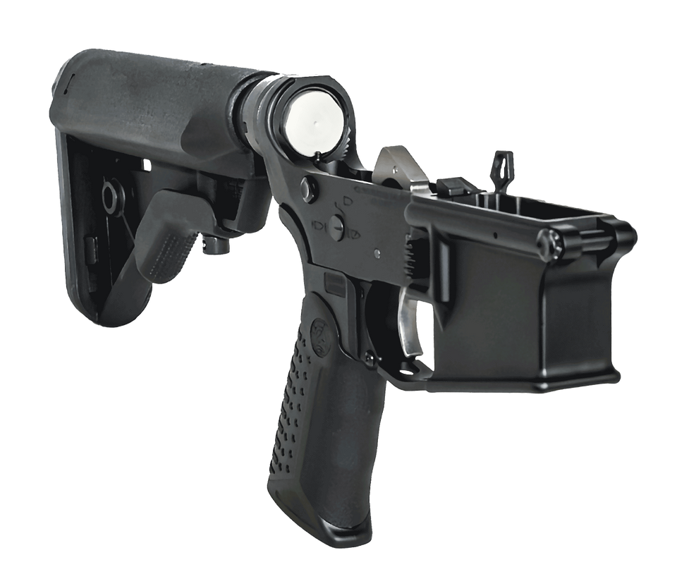 BATTLEARMS WORKHORSE Complete Rifle Lower — with B5 Bravo Stock