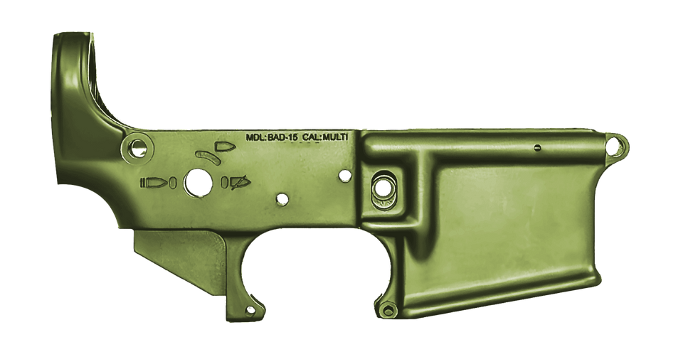 Workhorse Forged 7075-T6 Stripped Lower Receiver ODG Anodized for AR15