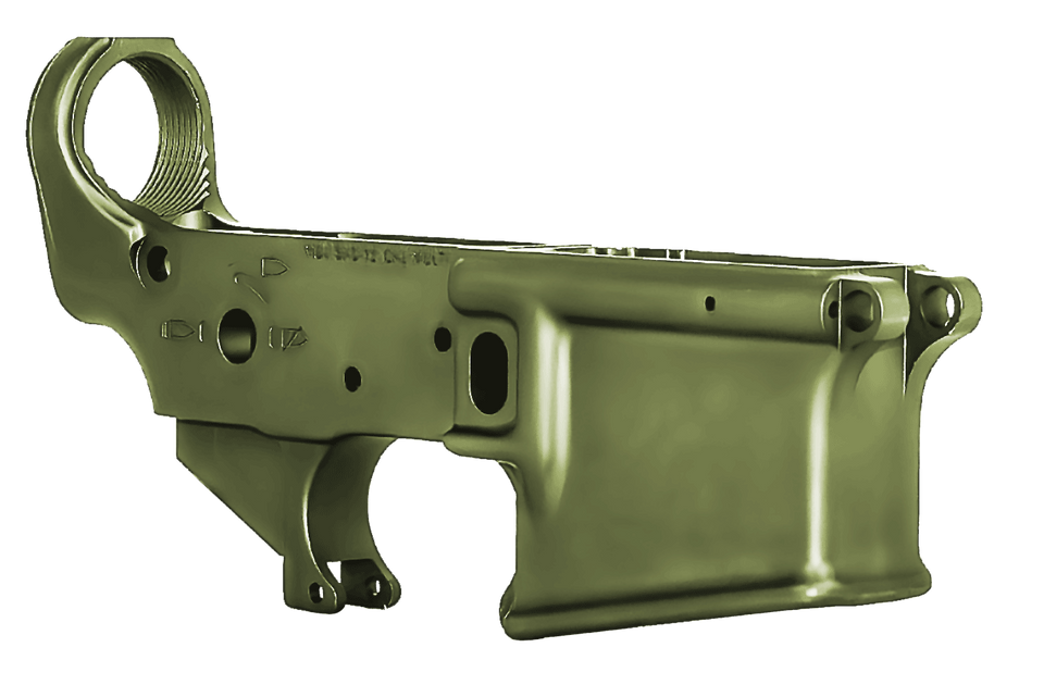 Workhorse Forged 7075-T6 Stripped Lower Receiver ODG Anodized for AR15