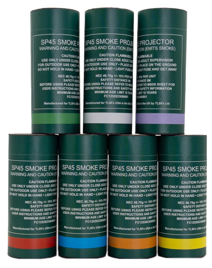 TLSFXUSA SP45 Smoke Grenade – Professional Tactical Training Smoke Device