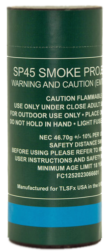 TLSFXUSA SP45 Smoke Grenade – Professional Tactical Training Smoke Device