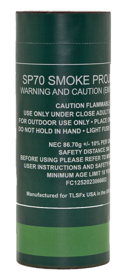 TLSFXUSA SP70 Smoke Grenade – High-Output Tactical & Training Smoke Device