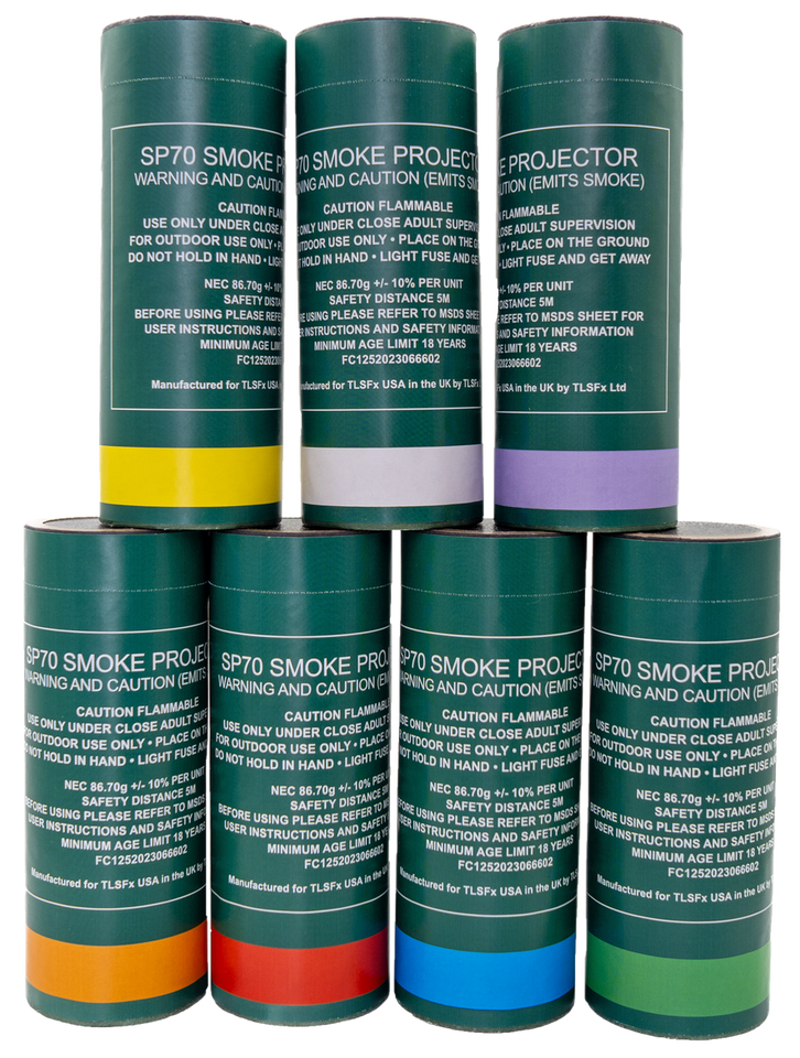 TLSFXUSA SP70 Smoke Grenade – High-Output Tactical & Training Smoke Device