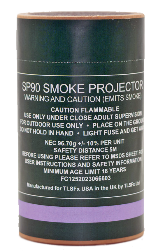 TLSFXUSA SP90 Smoke Grenade – Maximum Output Tactical & Simulation Smoke Device
