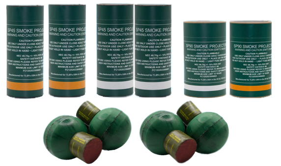 Color Smoke Battle Pack Grenade & Ball Grenade Bundle
