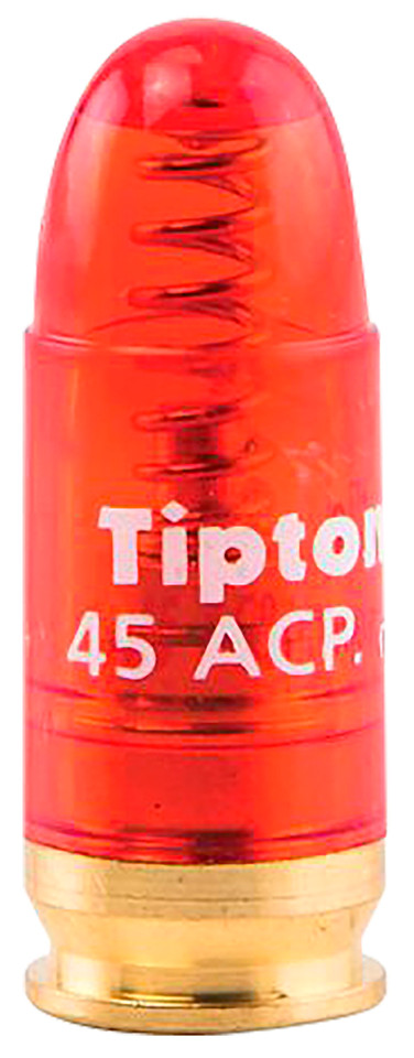 Tipton Snap Caps for Firearms, 45 Caliber, Brass and Plastic Construction