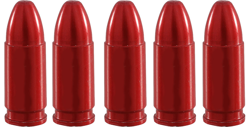 Carlsons Snap Cap 10mm Pistol Dummy Rounds 5-Pack