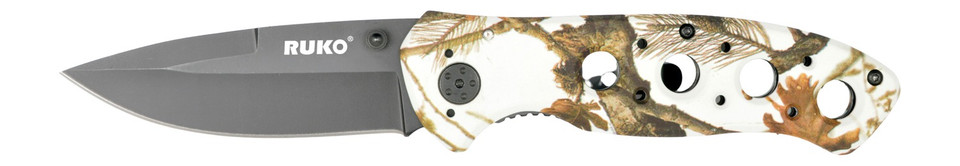 Rynoblade Knives RUK0075TND-CS Tundra Folding Knife with 3-1/4" Blade and 440A Steel